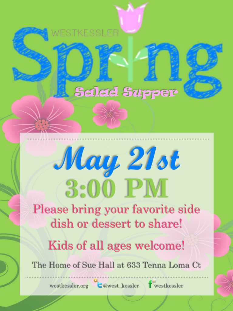 Spring Salad Supper Invite